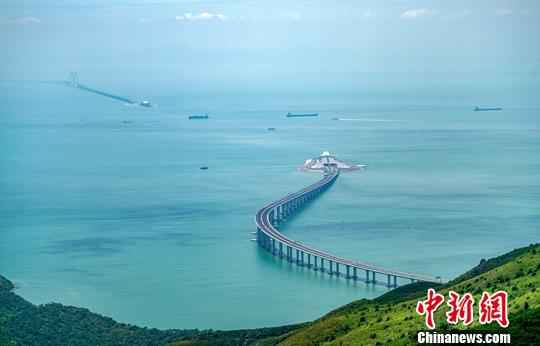 资料图：港珠澳大桥。/p中新社记者 张炜 摄